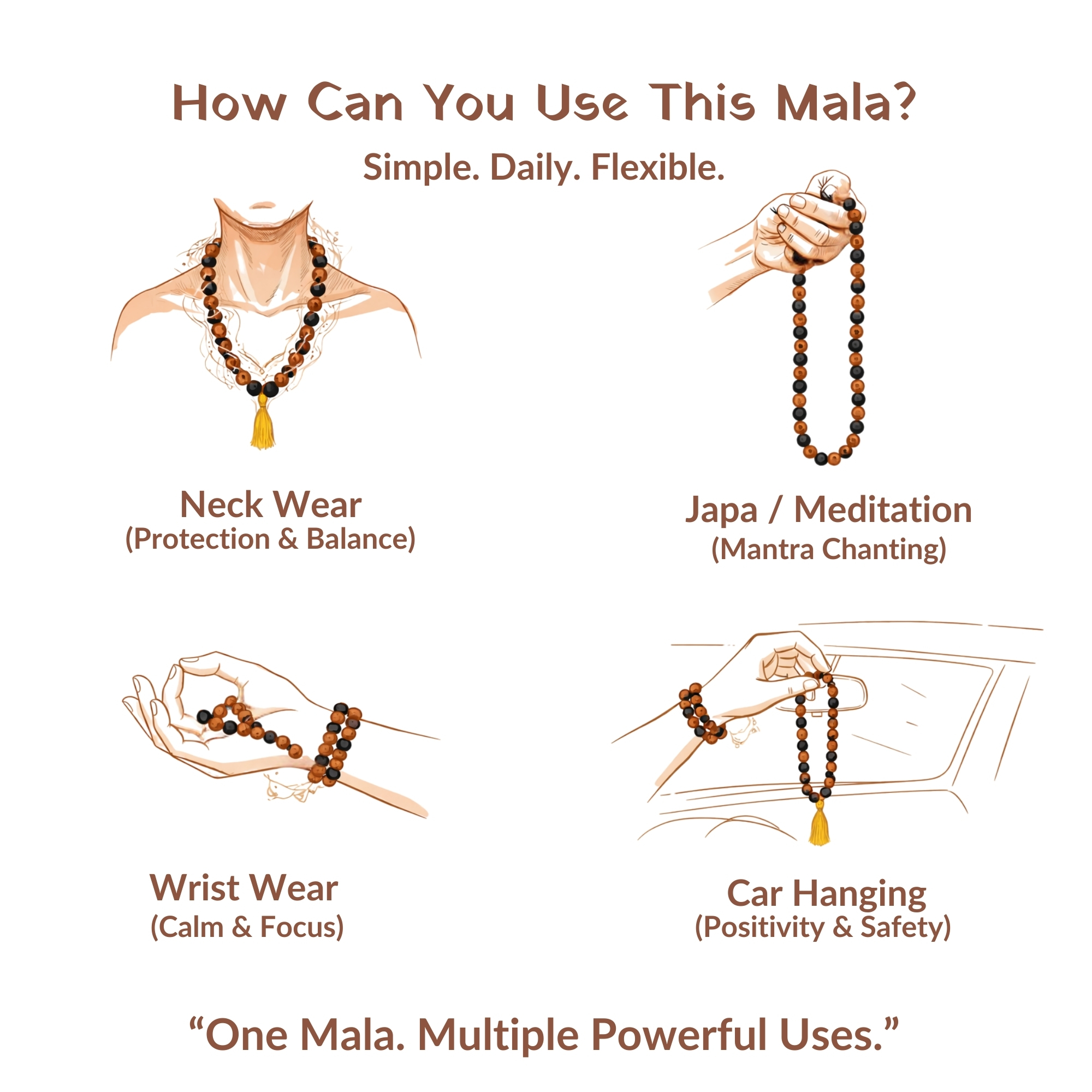 Four Ways to Use Hybrid Mala