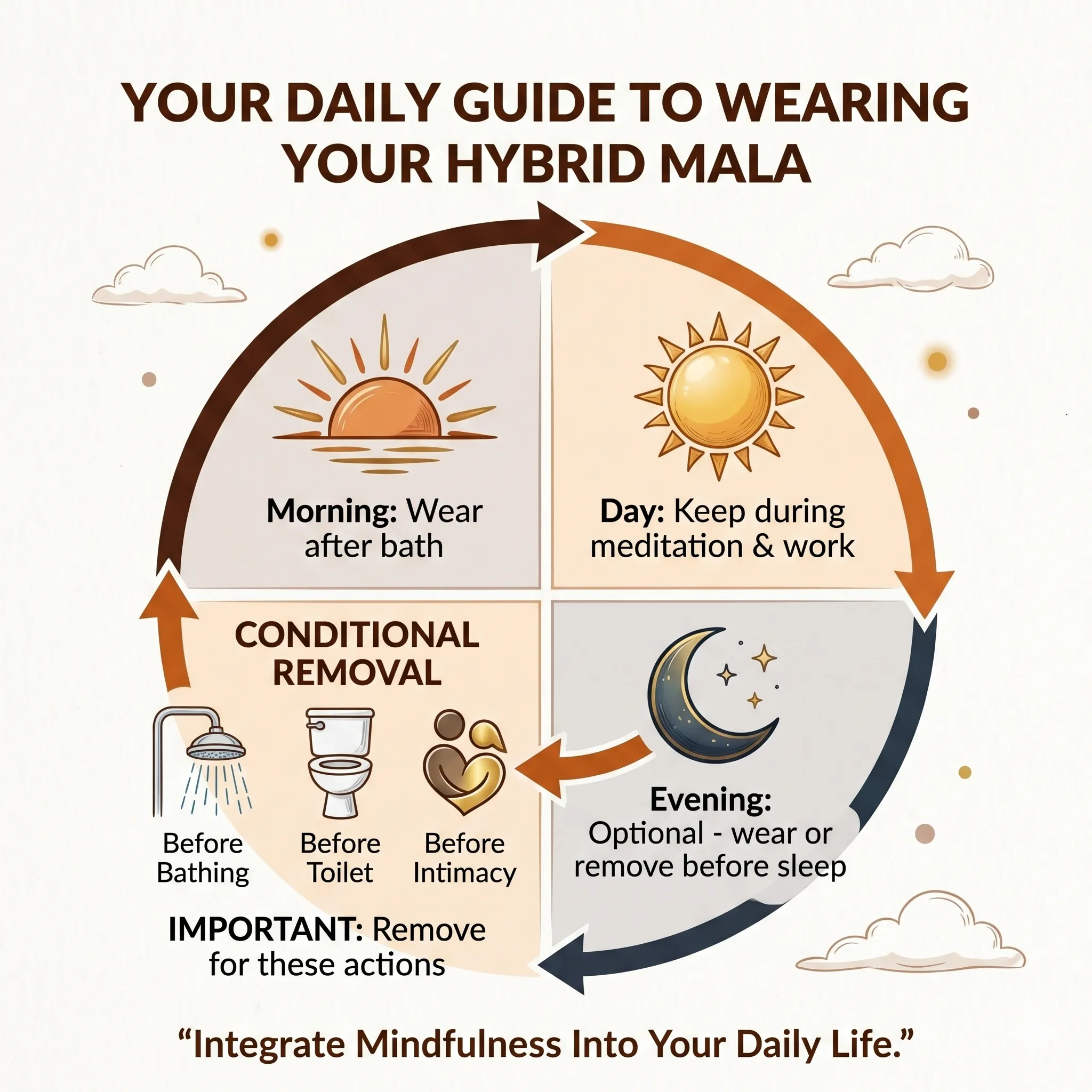 Your Daily Guide to Wearing Your Hybrid Mala
