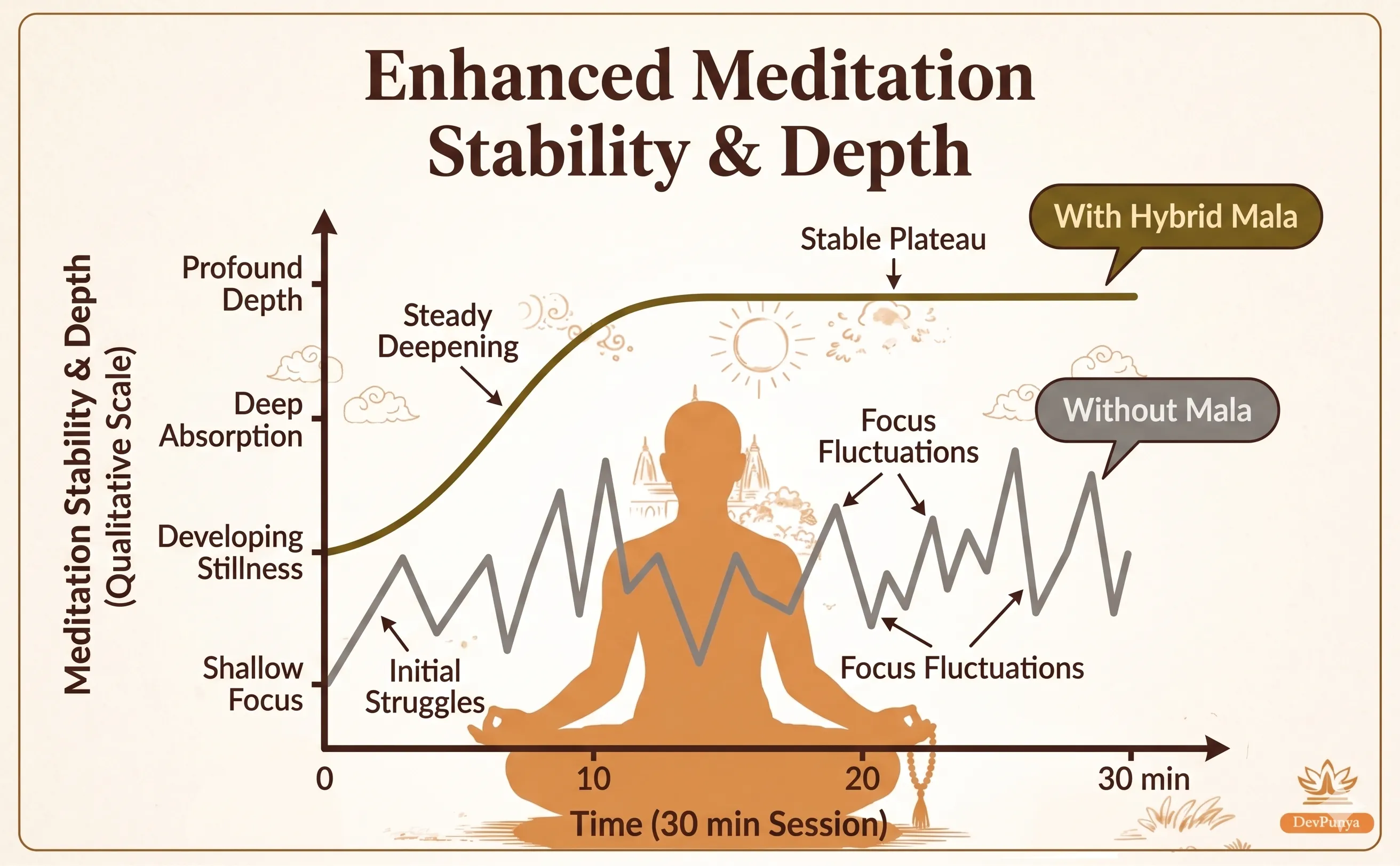 Enhanced Meditation Stability & Depth